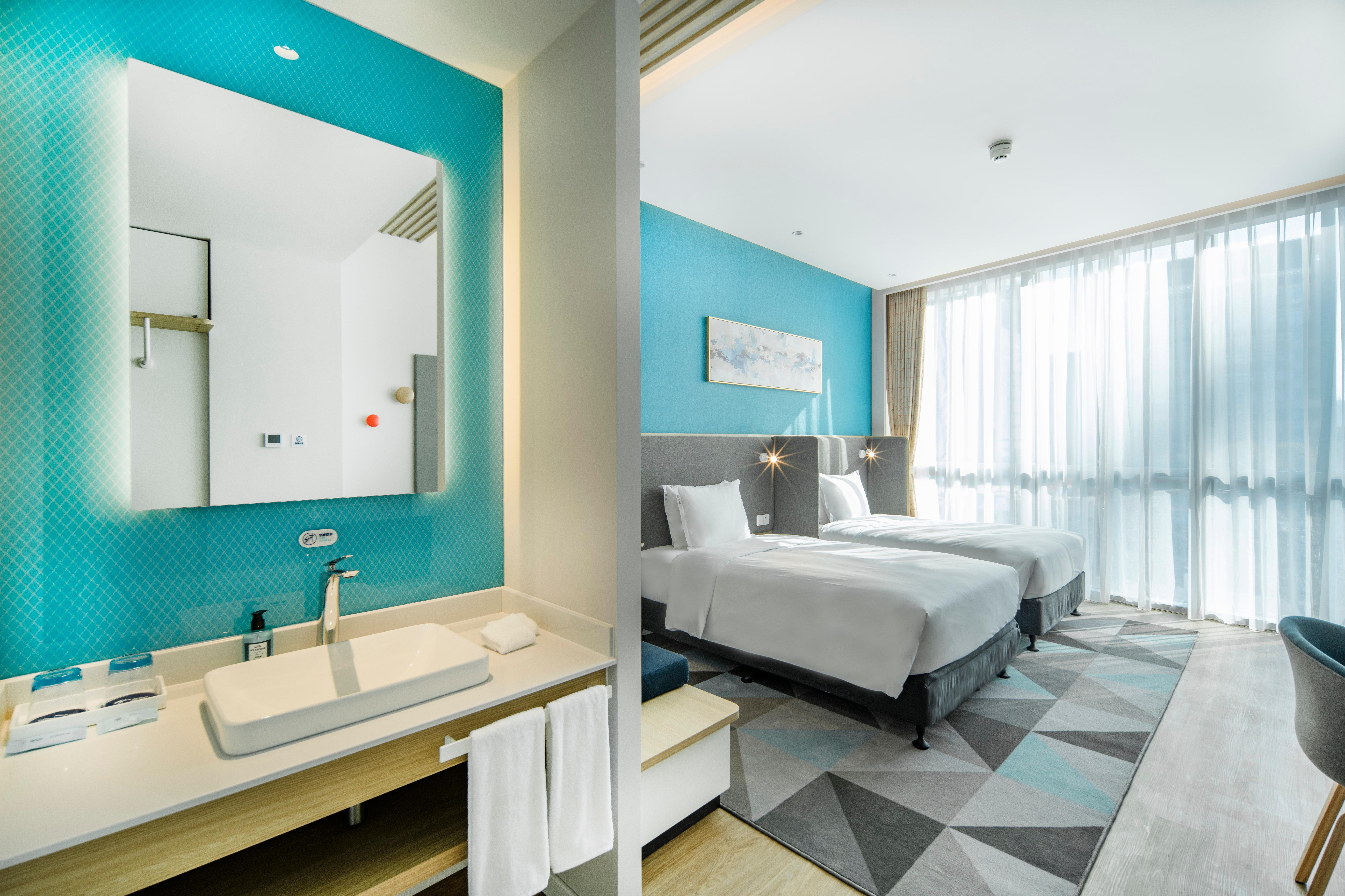 Holiday Inn Express Shanghai Pudong Zhangjiang By Ihg Luaran gambar